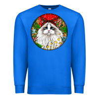 True Royal christmas ragdoll  cat Premium Sweatshirt - LillyAllenDesigns
