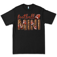 Black football mini with leopard Premium Tee - texasbilliewilder