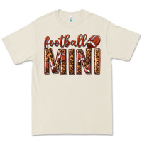 Bone football mini with leopard Premium Tee - texasbilliewilder