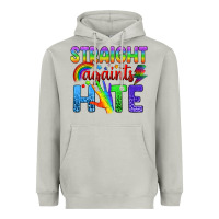 Moon Dust Straight Againts Hate Heavyweight Hoodie - BundleAndBundleShop