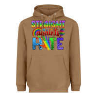 Toasted Coconut Straight Againts Hate Heavyweight Hoodie - BundleAndBundleShop