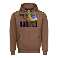 Chestnut master builder Zipper Hoodie - MaliasSmallBusiness