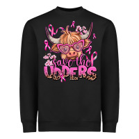 Black save the udders Heavyweight Sweatshirt - AdoDesignShop