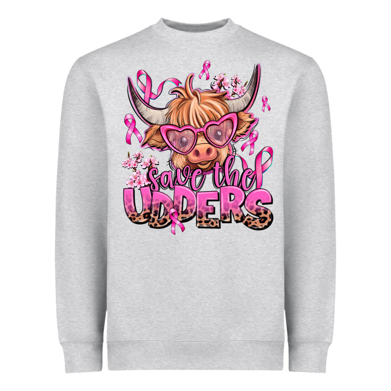 Save The Udders Heavyweight Sweatshirt by AdoDesignShop | Teevron