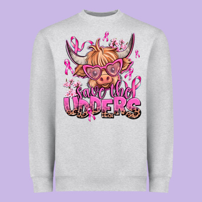 Save The Udders Heavyweight Sweatshirt Designed By Adodesignshop