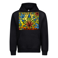 Black stained glass weed Urban Hoodie - TumblerDesignByShophia