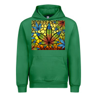 Emerald stained glass weed Urban Hoodie - TumblerDesignByShophia