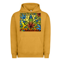 Pigment Peanut Butter stained glass weed Urban Hoodie - TumblerDesignByShophia