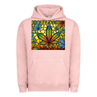Pigment Salmon stained glass weed Urban Hoodie - TumblerDesignByShophia