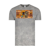 Cloud Rock leopard cross butterfly sunflower Vintage Tee - JahusDesignShop