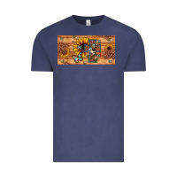 Vintage Denim leopard cross butterfly sunflower Vintage Tee - JahusDesignShop