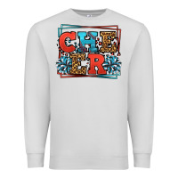 Dove Grey Cheer Baseball stitchs Premium Sweatshirt - LillyAllenDesigns