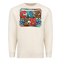Sandshell Cheer Baseball stitchs Premium Sweatshirt - LillyAllenDesigns