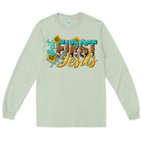 Matcha but first jesus Long Sleeve Tee - NancyCooperArtShop