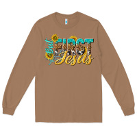 Toasted Coconut but first jesus Long Sleeve Tee - NancyCooperArtShop