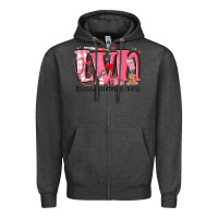 Charcoal Heather lvn licensed vocational nurse valentine's day Zipper Hoodie - MaliasSmallBusiness