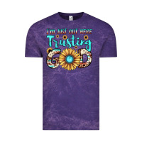 Cloud Purple i'm just out here trusting god Vintage Tee - JahusDesignShop