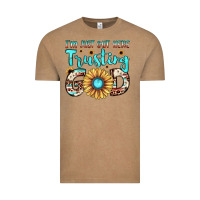 Vintage Coffee i'm just out here trusting god Vintage Tee - JahusDesignShop