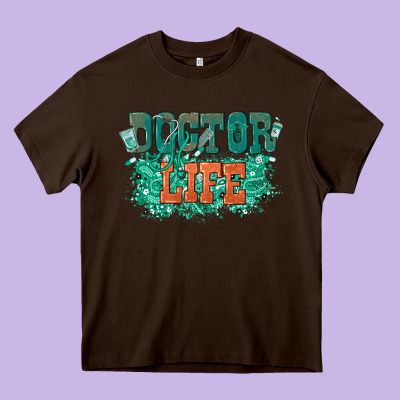 Doctor Life Heavy Core Tee Designed By Texasbilliewilder