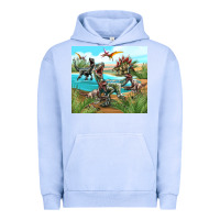 Pigment Grape Ice dinosaurs Urban Hoodie - TumblerDesignByShophia