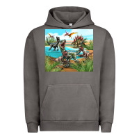Pigment Tornado dinosaurs Urban Hoodie - TumblerDesignByShophia
