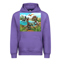 Tulip dinosaurs Urban Hoodie - TumblerDesignByShophia