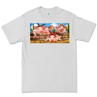 Dove Grey Pig Farm Premium Tee - RanaPortraitStore