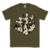 Army Green cowhide cactus Classic Tee - JahusDesignShop