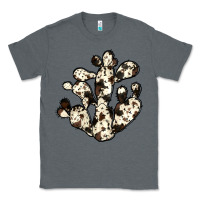 Charcoal Heather cowhide cactus Classic Tee - JahusDesignShop