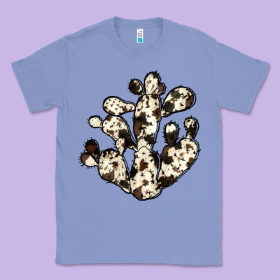 Cowhide Cactus Classic Tee Designed By Jahusdesignshop