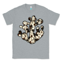 Heather Grey cowhide cactus Classic Tee - JahusDesignShop