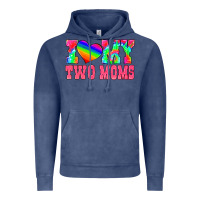 Vintage Denim i love my two moms Vintage Hoodie - HRA Design Shop