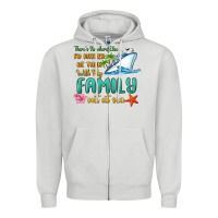 Dove Grey there's nowhere else i'd rather be than with my fa Zipper Hoodie - MaliasSmallBusiness