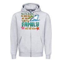 Heather Grey there's nowhere else i'd rather be than with my fa Zipper Hoodie - MaliasSmallBusiness