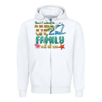 White there's nowhere else i'd rather be than with my fa Zipper Hoodie - MaliasSmallBusiness