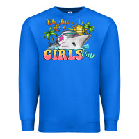 True Royal oh ship it's a girls trip Premium Sweatshirt - LillyAllenDesigns
