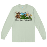 Matcha Peace Love Kiko Goat Long Sleeve Tee - LillyAllenDesigns