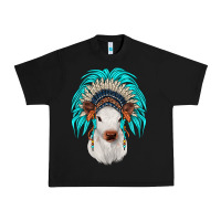 Black calf indian headdress Urban Heavy Tee - JahusDesignShop