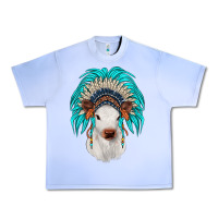 Grape Ice calf indian headdress Urban Heavy Tee - JahusDesignShop