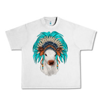 Lunar Rock calf indian headdress Urban Heavy Tee - JahusDesignShop