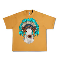 Peanut Butter calf indian headdress Urban Heavy Tee - JahusDesignShop