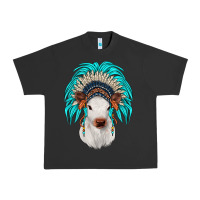 Calf Indian Headdress Urban Heavy Tee | Teevron