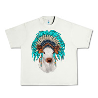 Pistachio calf indian headdress Urban Heavy Tee - JahusDesignShop