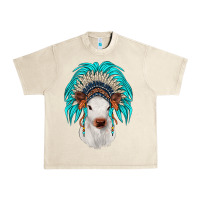 Sandshell calf indian headdress Urban Heavy Tee - JahusDesignShop