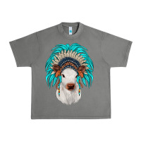 Tornado calf indian headdress Urban Heavy Tee - JahusDesignShop