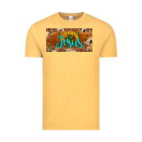 Vintage Mustard jesus Vintage Tee - JahusDesignShop