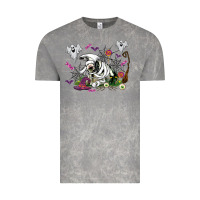 Cloud Rock halloween cow and ghosts Vintage Tee - AdoDesignShop