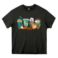 Dog Coffee Cups Heavy Core Tee | Teevron