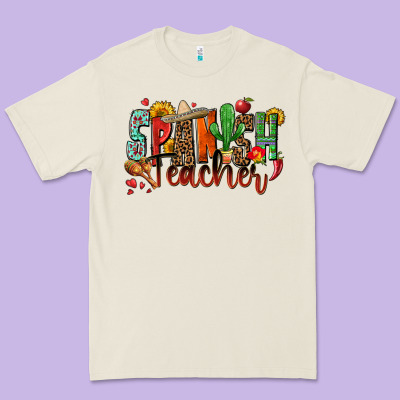 Spanish Teacher Premium Tee Designed By Zillion Design Studio