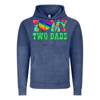 Vintage Denim i love my two dads Vintage Hoodie - HRA Design Shop